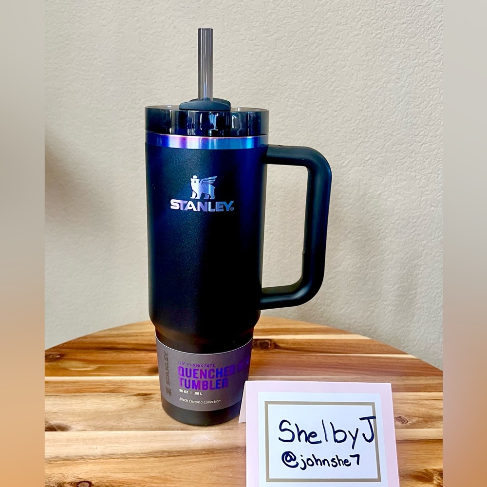 Stanley 30 oz Black Chroma Tumbler Cup!